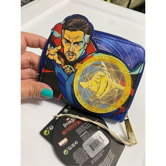 Loungefly MARVEL DR STRANGE MULTIVERSE WALLET NWT - Picture 1 of 9